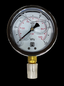 GARWIN PRO 819050-2 Манометр гидравлический; 1000 бар; 100 мм; М20х1,5