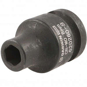 GARWIN PRO 620260-8 Головка, 1/2", 8 мм, торцевая, 6-гранная, ударная