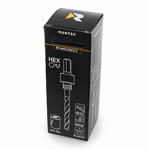 RUNTEC RT-AH3/8U1/2 Адаптер для биметаллических коронок RUNTEC 14-30 мм, HEX 9,5 мм - UNF 1/2"