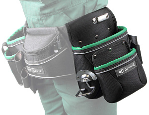 GARWIN PRO GA-TP02 Сумка поясная монтажника, 2 кармана