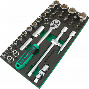 GARWIN PRO 646062 Набор торцевых головок 1/2" 41 пр. в ложементе EVA