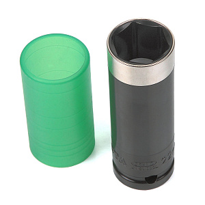 Licota ANS4022L-HT Головка, 1/2", 22 мм, торцевая, 6-гранная, ударная, глубокая, тонкостенная, для литых дисков