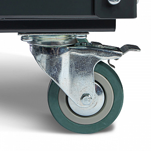 RUNTEC RT-3G Тележка с тремя открытыми полками, серая