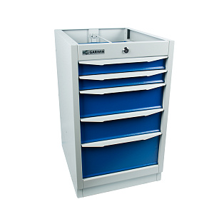 GARWIN INDUSTRIAL 004113-5005 Тумба для верстака 6 ящиков синяя RAL5005