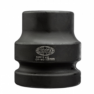 Licota AQ8019 Головка, 1", 19 мм, торцевая, 4-гранная, ударная