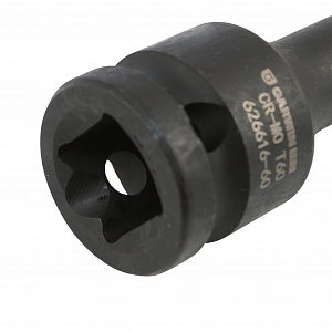 GARWIN PRO 626616-60 Головка, 1/2, T60, торцевая, TORX, ударная, 78 мм