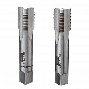 GARWIN INDUSTRIAL GM-TF180150 Метчики ручные Mf18x1.5, DIN 2181, HSS, 6H, комплект из 2 штук