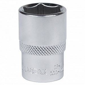 Головка торцевая стандартная шестигранная 1/2", 19 мм МАСТАК 000-40019