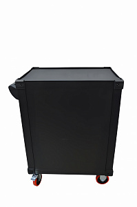 Инструментальная тележка с инструментом GW-7ST1 Black (Great Wolf, 249поз), 7 ящиков, увеличенные колеса с тормозом, ЦЗ, усиленная