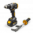 RUNTEC RT-ID226 Дрель-шуруповерт ударная аккумуляторная RUNTEC PRO 13 мм, 20В, 2*4Ач, 160Нм-4004