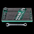 GARWIN PRO 616070 Набор ключей комбинированных 18 пр. 5,5-24 мм в ложементе EVA-4004