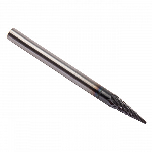 GARWIN INDUSTRIAL 900687-3*8,9*38 Борфреза коническая с заостренным концом 3*8,9*38 мм, VHM, DС, TiAlN, форма M (серия 900687)