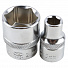 Licota TBS-22105 Набор торцевых головок 1/2" 6-ти гранных, 10 пр. на линейке, 10-24 мм-4004