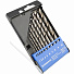 GARWIN INDUSTRIAL 100611-10 Набор сверл спиральных по металлу 1.0-10.0, шаг 1 мм, DIN 338, HSS-G, 10 предметов-4004