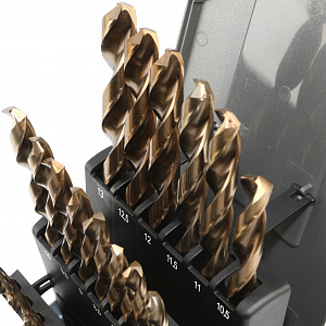 GARWIN INDUSTRIAL GM-BS25C Набор сверл 1.0-13.0 х 0,5 мм 25пр. HSS-CO Spiralbohrer (Metall)