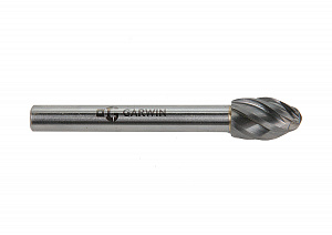 GARWIN INDUSTRIAL 900611-10*16*60 Борфреза овальная 10x16x60 мм, VHM, AL, форма E (серия 900611)