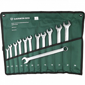 GARWIN PRO 606570-12 Набор ключей комбинированных удлиненных 12 предметов 10-24 мм