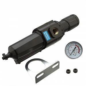 GARWIN INDUSTRIAL 807670-12-5-P Фильтр для воздуха с регулятором давления 1/2" (5 микрон), усиленный - макс. давление 16 бар
