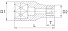 Licota E206 Головка, 1/4", E6, торцевая, E-профиль-4004
