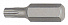 Licota BTX33045 Бита, с шестигранным хвостовиком, 10 мм, T45, 30 мм, 1 шт-4004