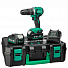 GARWIN PRO PBC101-6000 Дрель-шуруповерт ударный аккумуляторный BL 18В, 60 Нм-4004