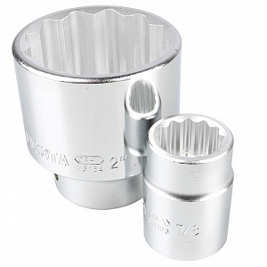 Licota ALT-6001WS Набор торцевых головок 3/4", 12-ти гранных, 15 пр., 7/8"-2"