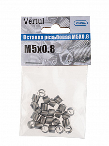 Вставка резьбовая M5X0.8 Vertul VR50727A
