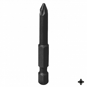Вставка (бита) торцевая 1/4", Pozidriv, PZ1, 50 мм, для шуруповерта KING TONY 715001Z