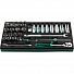 GARWIN PRO 646058 Набор торцевых головок 3/8" 36 пр. в ложементе EVA-4004