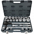 GARWIN PRO 643620 Набор торцевых головок 3/4" дюйм. и метр. 27 пр. (3/4"-2", 19-50 мм)-4004