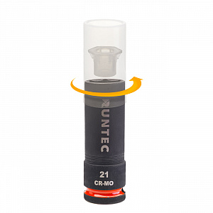 RUNTEC RT-IS1B3P Набор ударных головок для литых дисков RUNTEC 1/2", 17, 19, 21 мм, CrMo, в защитном кожухе, 3 предмета