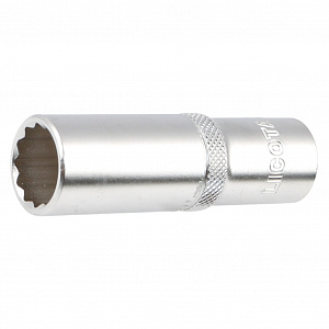 Licota F4017L Головка, 1/2", 17 мм, торцевая, 12-гранная, глубокая