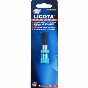 Licota BQH321060 Держатель для бит 1/4" магнитный усиленный, 60 мм