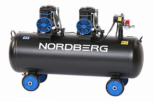 Компрессор безмасляный 220 В, ресивер 135 л, 500 л/мин NORDBERG NCEO135/500