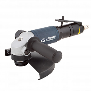 GARWIN INDUSTRIAL 803017-18-10 Пневматическая углошлифовальная машинка (УШМ) c рычажным включателем, 180 мм, 7600 об/мин., 1,8 л.с., промышленная
