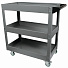GARWIN INDUSTRIAL 001060-7011 Тележка с тремя открытыми полками, серая-4004