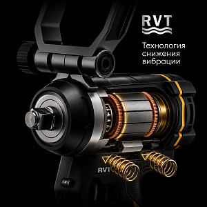 RUNTEC RT-IW2100 Гайковерт ударный аккумуляторный RUNTEC PRO 3/4", 20В, 2*9Ач, 2100Нм