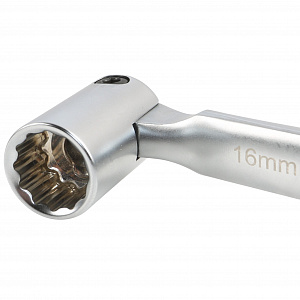 GARWIN PRO 603210-16*17 Ключ торцевой двусторонний шарнирный 16х17 мм