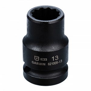 GARWIN INDUSTRIAL 621005-13 Головка, 1/2", 13 мм, торцевая, 12-гранная, ударная