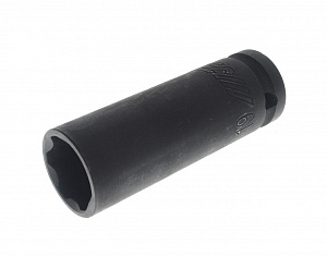 Головка для гайки колеса 1/2" 19мм 6-гранная (FORD) JTC