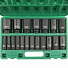 GARWIN PRO 626526-19 Набор ударных головок дюймовых глубоких 1/2", 78 мм, 19 пр., 3/8" — 1-1/2"-4004