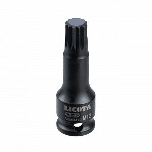 Licota A3MDM12 Головка торцевая, 3/8", Spline, M12, ударный