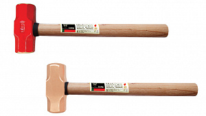 GARWIN INDUSTRIAL GSS-WKB5400 Кувалда с ручкой из дерева гиккори искробезопасная 5400гр.