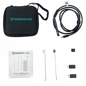 GARWIN PRO A70330 Видеоэндоскоп IOS/Android совместимый, гибкий зонд 1 м, двойная камера 8 мм