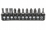 Licota ALK-8009-BIT1-CK Набор бит 1/4" 25 мм на держателе SL, PH, PZ, HEX-4004