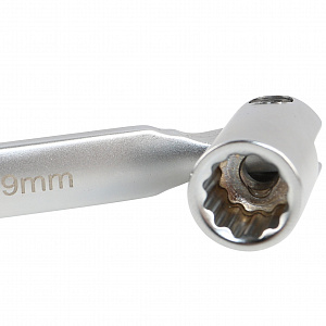 GARWIN PRO 603210-8*9 Ключ торцевой двусторонний шарнирный 08х09 мм