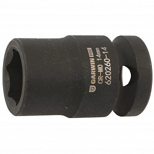 GARWIN PRO 620260-14 Головка, 1/2", 14 мм, торцевая, 6-гранная, ударная