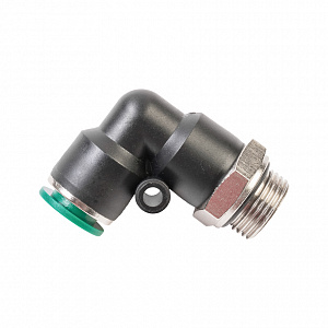 GARWIN PRO 808520-Г-10-38-1 Уголок M3/8" цанга 10 мм, с уплотнением, пластм. корпус