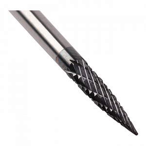 GARWIN INDUSTRIAL 900647-3*12,7*50 Борфреза параболическая с заостренным концом 3*12,7*50 мм, VHM, DC, TiAlN, форма G (серия 900647)