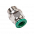 GARWIN PRO 808520-8-14-1 Фитинг цанговый М1/4" 8 мм, с уплотнением, металлический корпус-4004